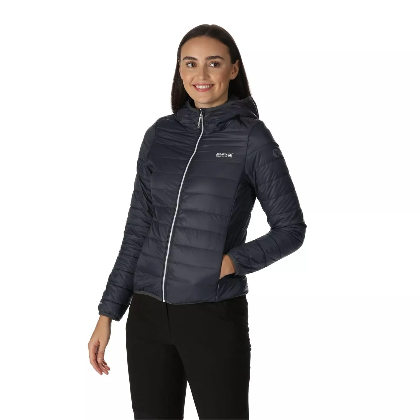 Regatta Women's Hooded Hillpack Quilted Jacket - Image 3