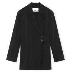 GANNI Melange Suit Jacket