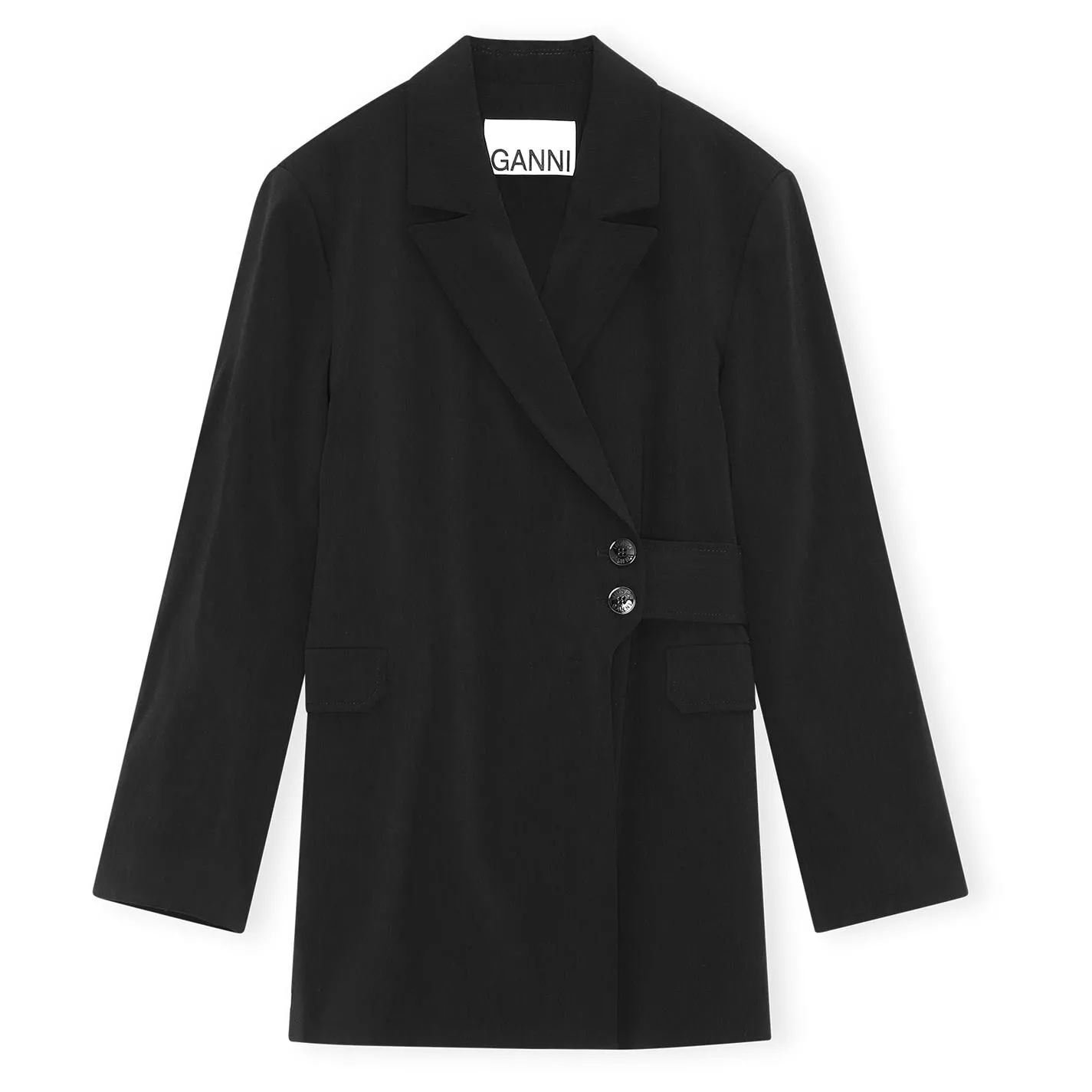 GANNI Melange Suit Jacket