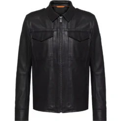 BOSS Jobeaan Leather Jacket
