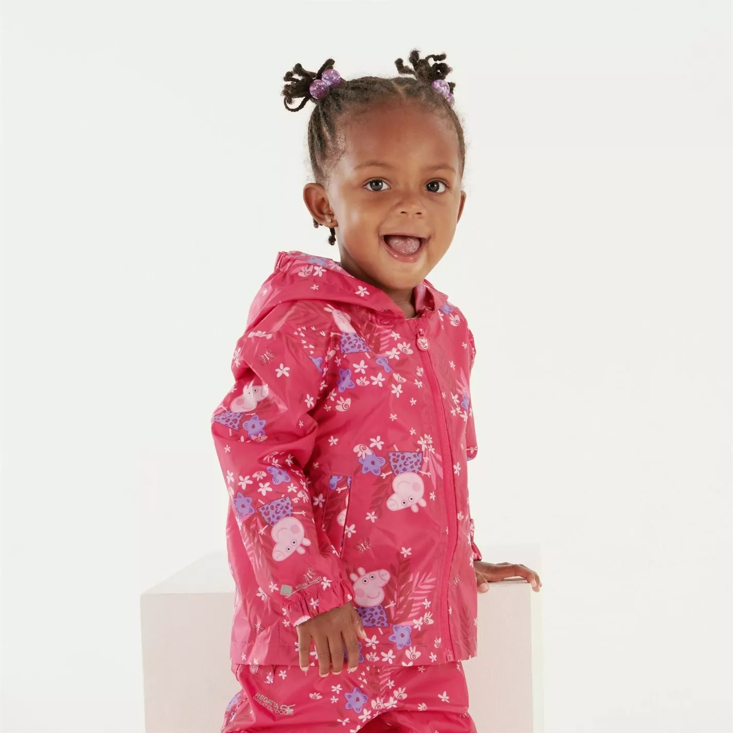 Regatta Peppa Pig Waterproof Pack-It Jacket - Image 2