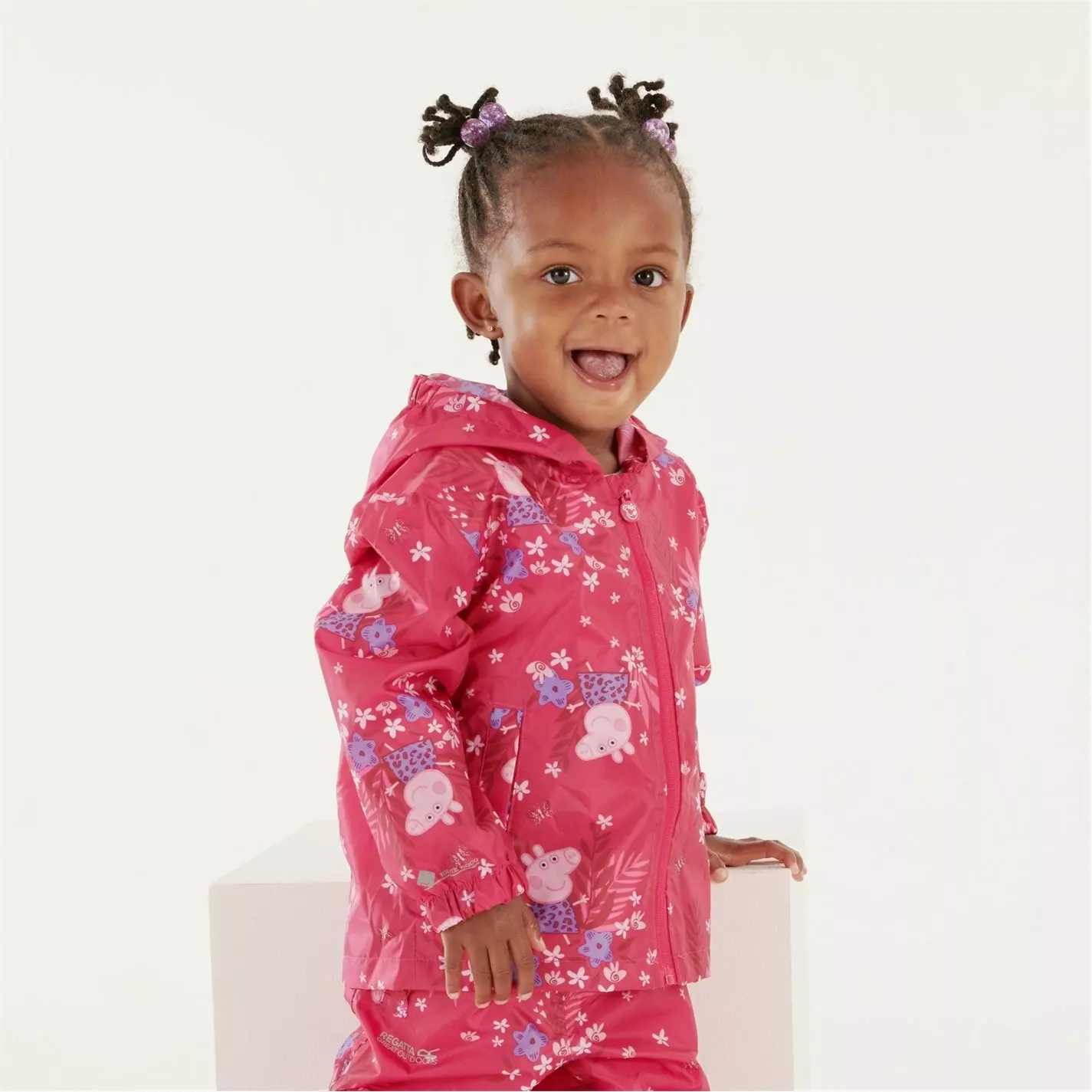 Regatta Peppa Pig Waterproof Pack-It Jacket - Image 3