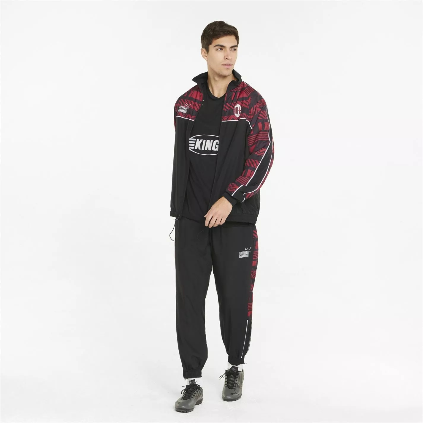 Puma AC Milan Heritage Track Jacket Mens - Image 4