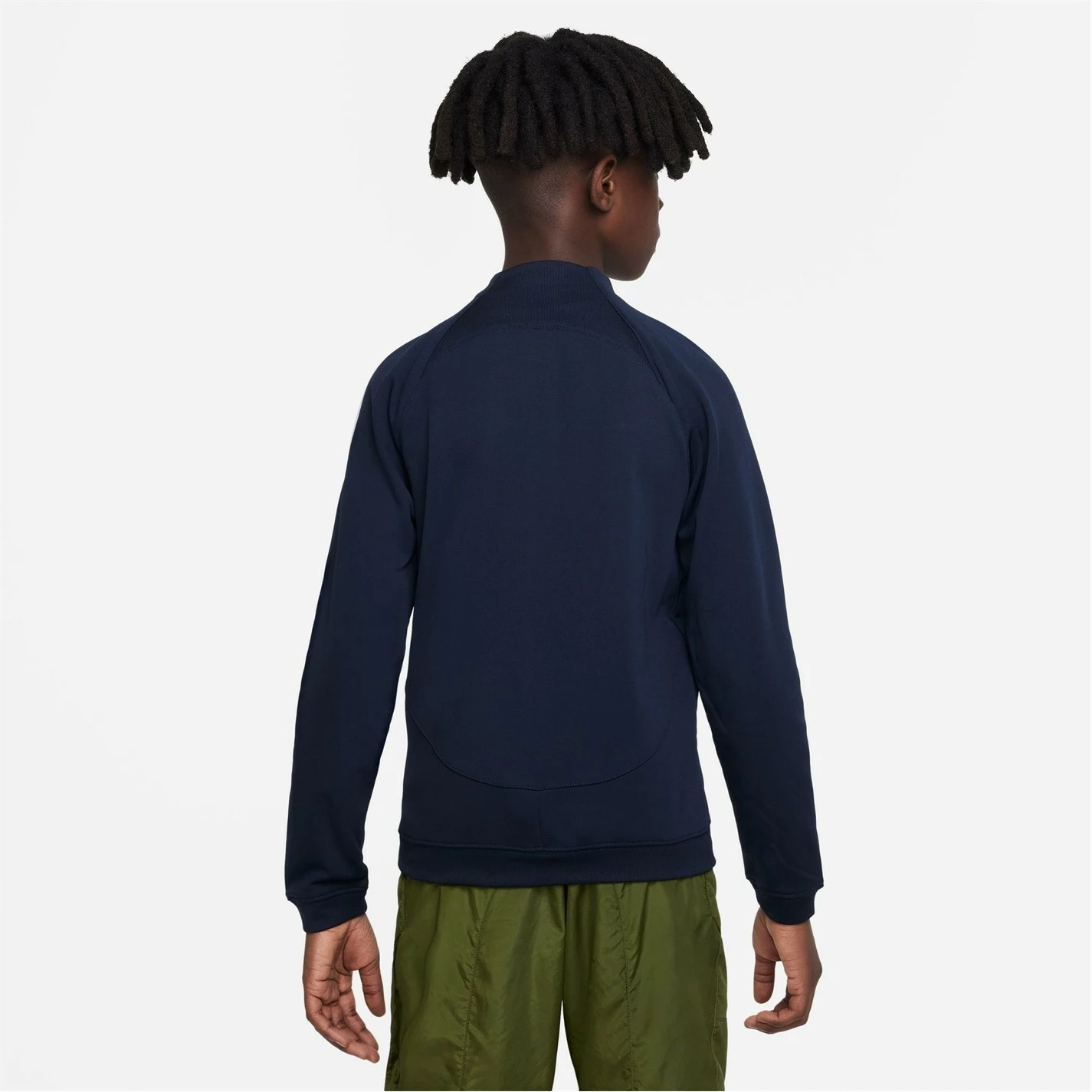 Nike FC Barcelona Academy Full-Zip Knit Football Jacket 2022/2023 Junior Boys - Image 2