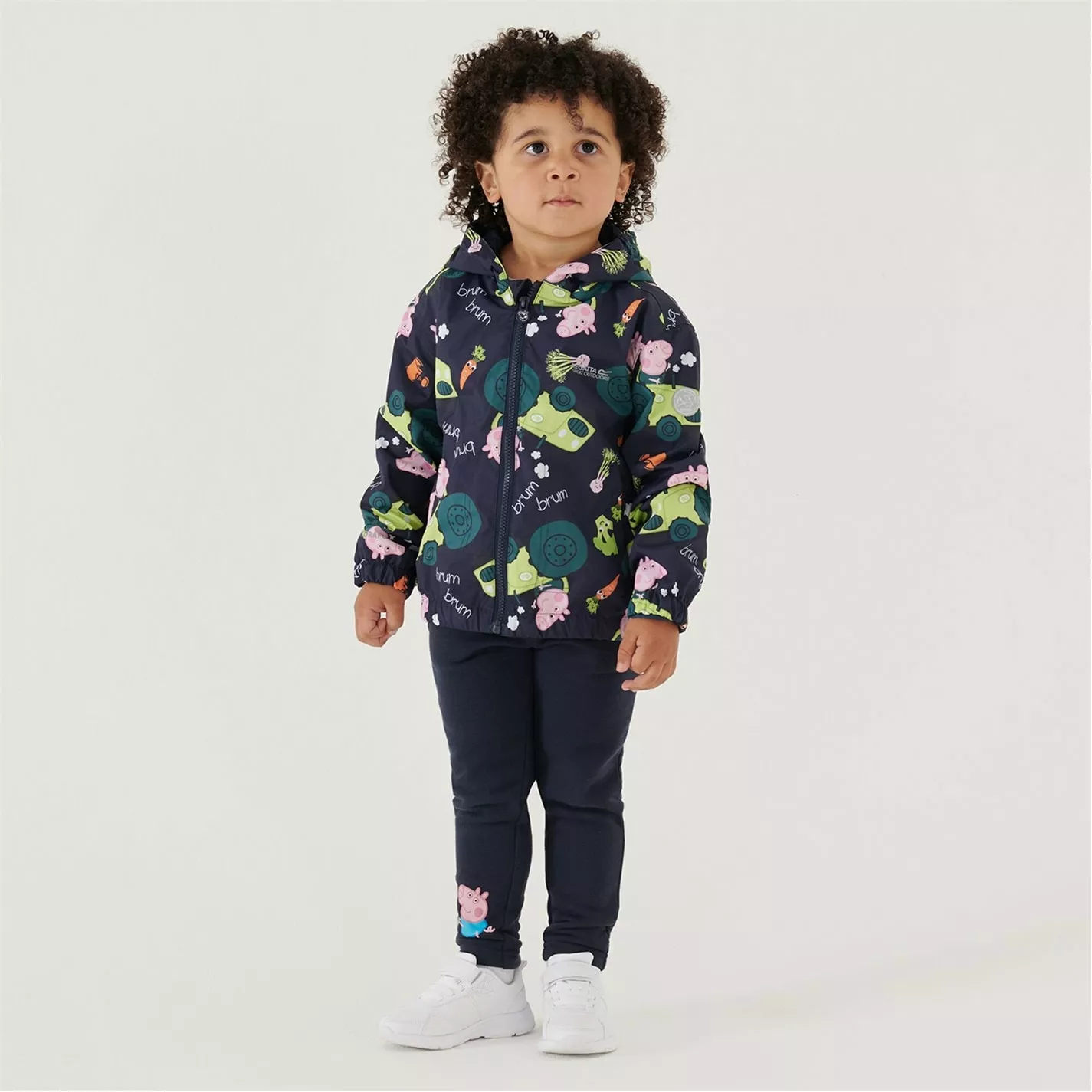 Regatta Peppa Pig Waterproof Jacket Infants - Image 2