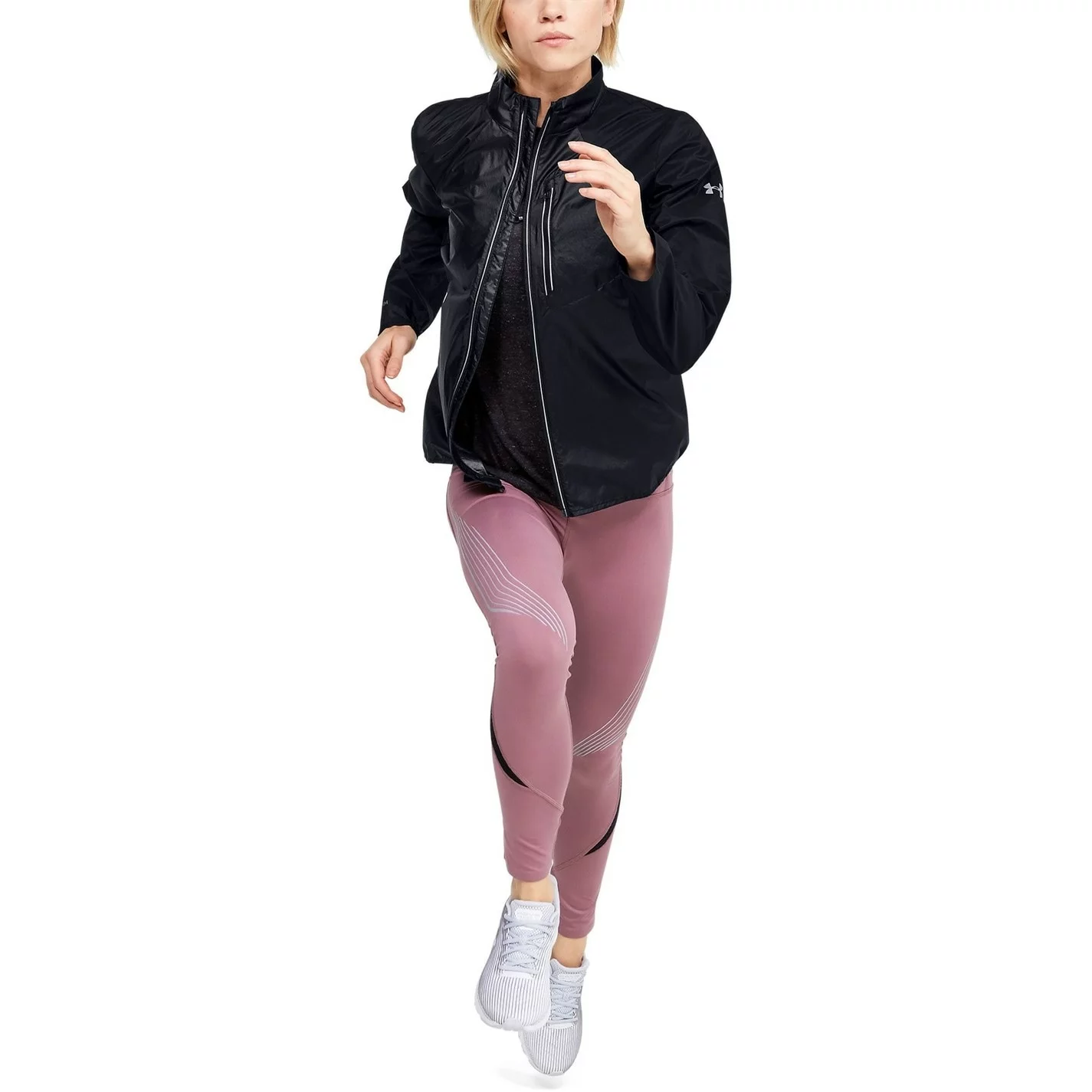 Under Armour Armour Run Impasse Wind Breaker Jacket Womens - Image 4