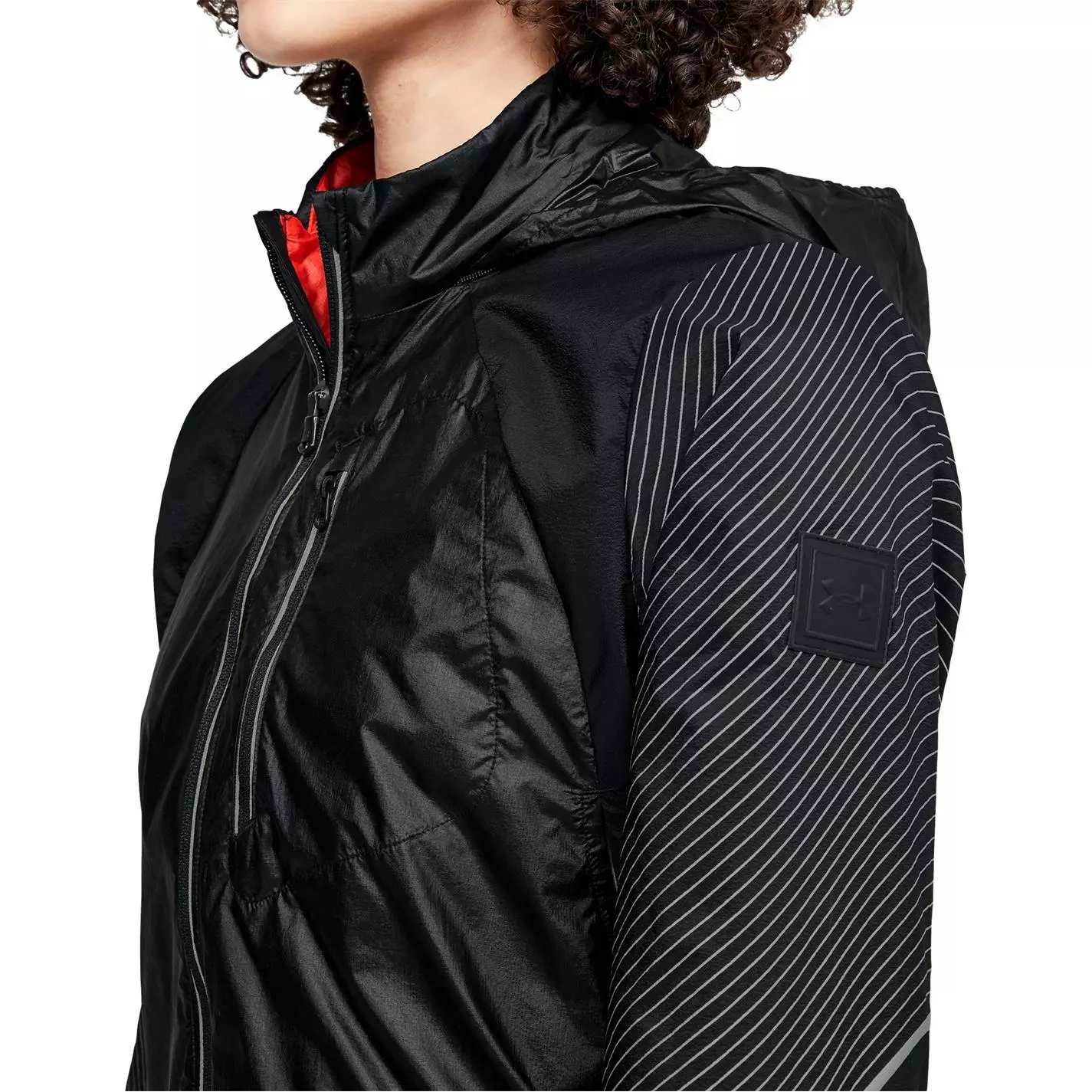 Under Armour Run Impasse Wind Breaker Jacket Womens - Image 6