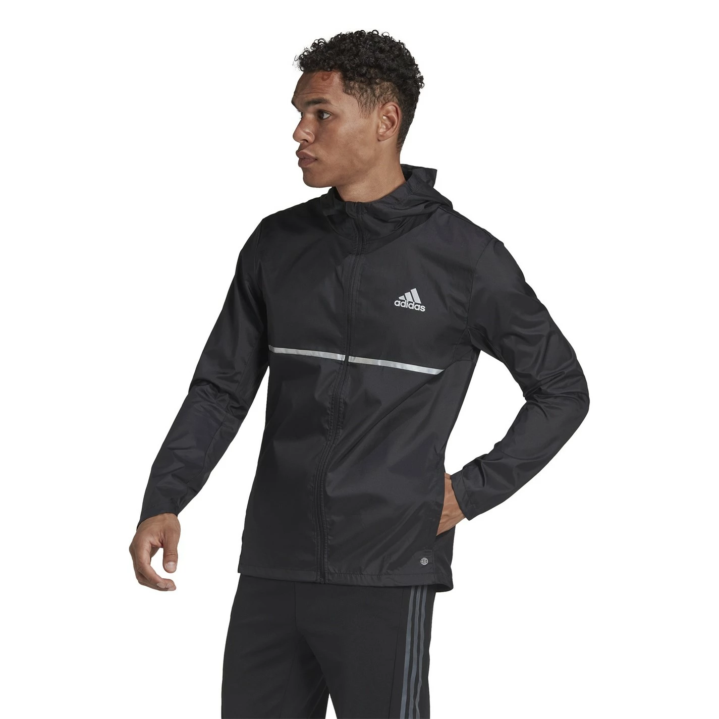Adidas The Run Jacket Mens - Image 2