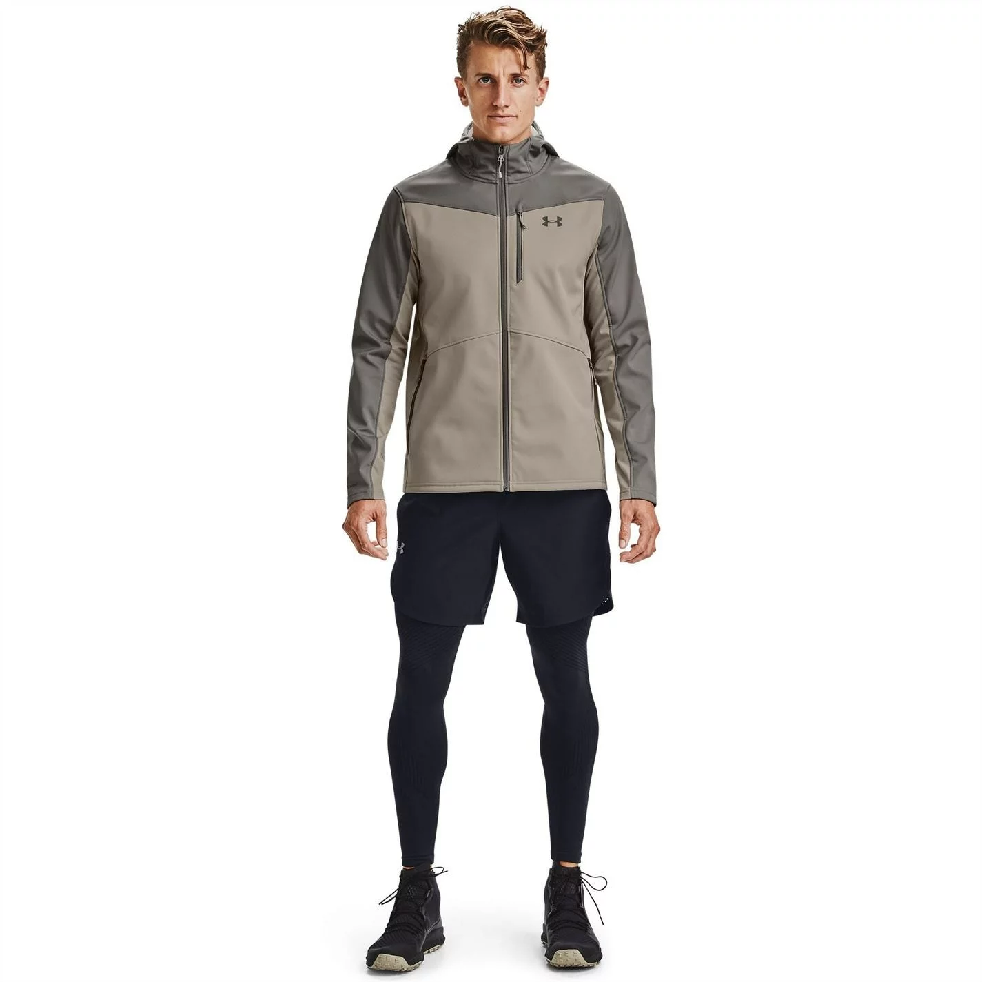 Under Armour Armour CGI Shield Hooded Jacket Mens - Image 4