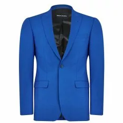 Without Prejudice Bright Blue Perrin Suit Jacket