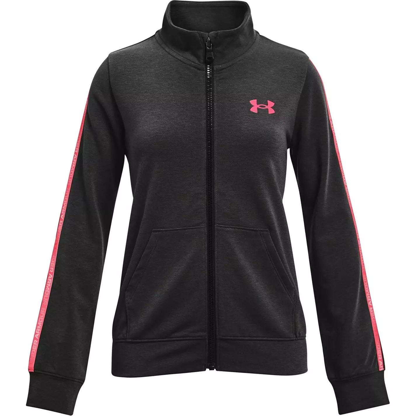 Under Armour Rival Terry Tape Zip Jacket Junior Girls