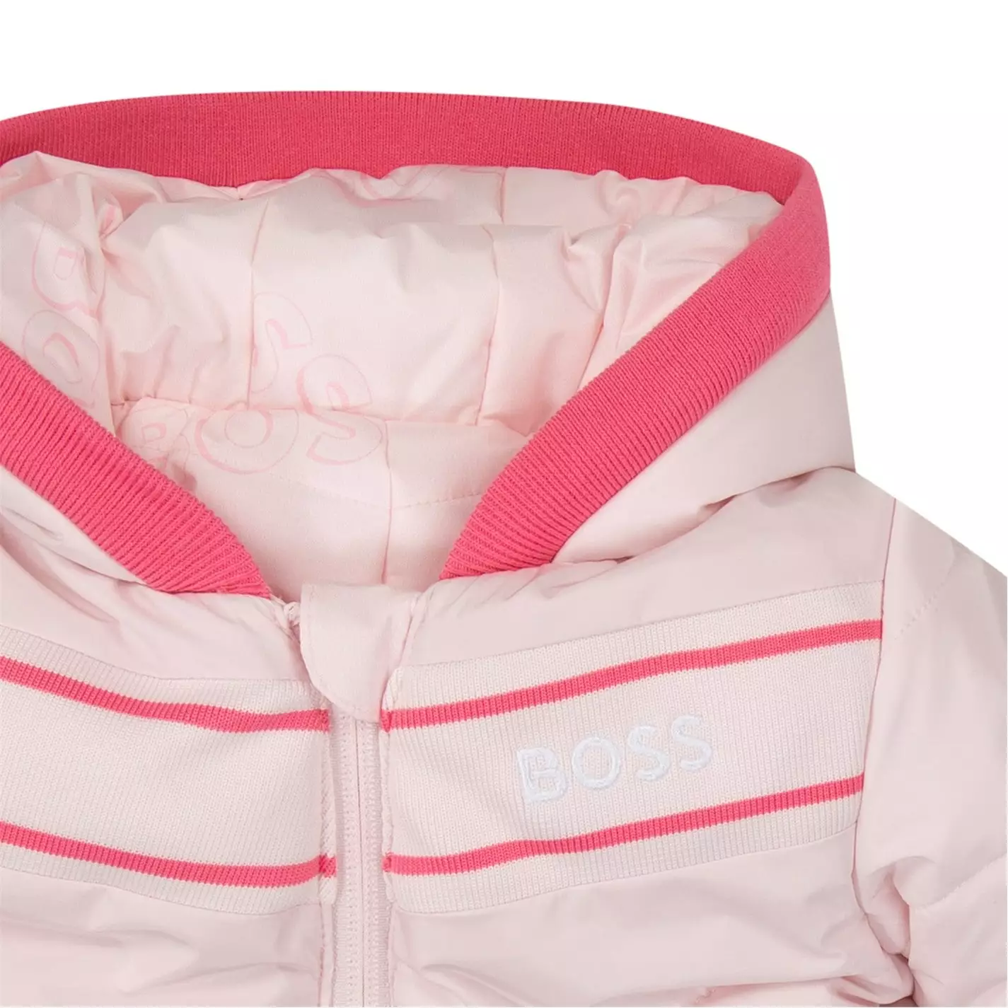 Boss Boss Logo Puffer Jacket Babies - Image 3