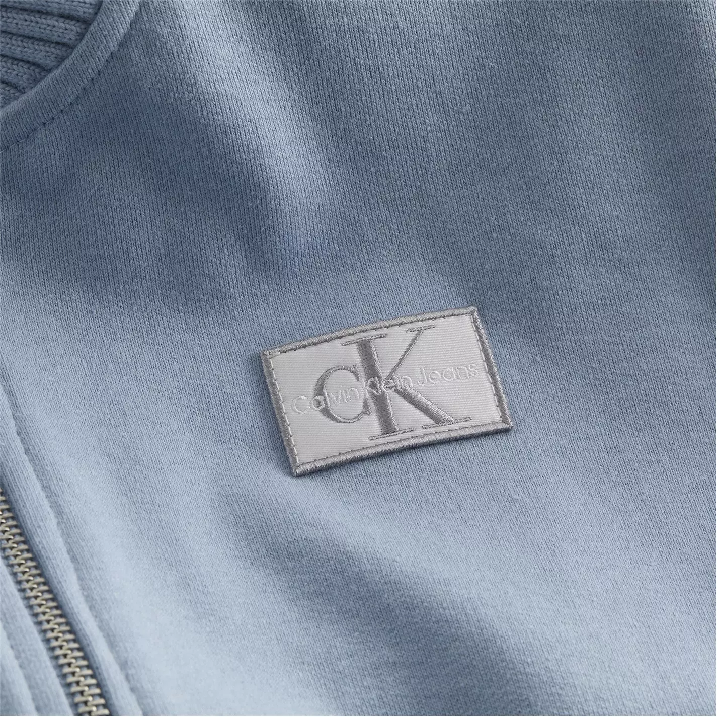 Calvin Klein Jeans Badge Knit Bomber Jacket - Image 4