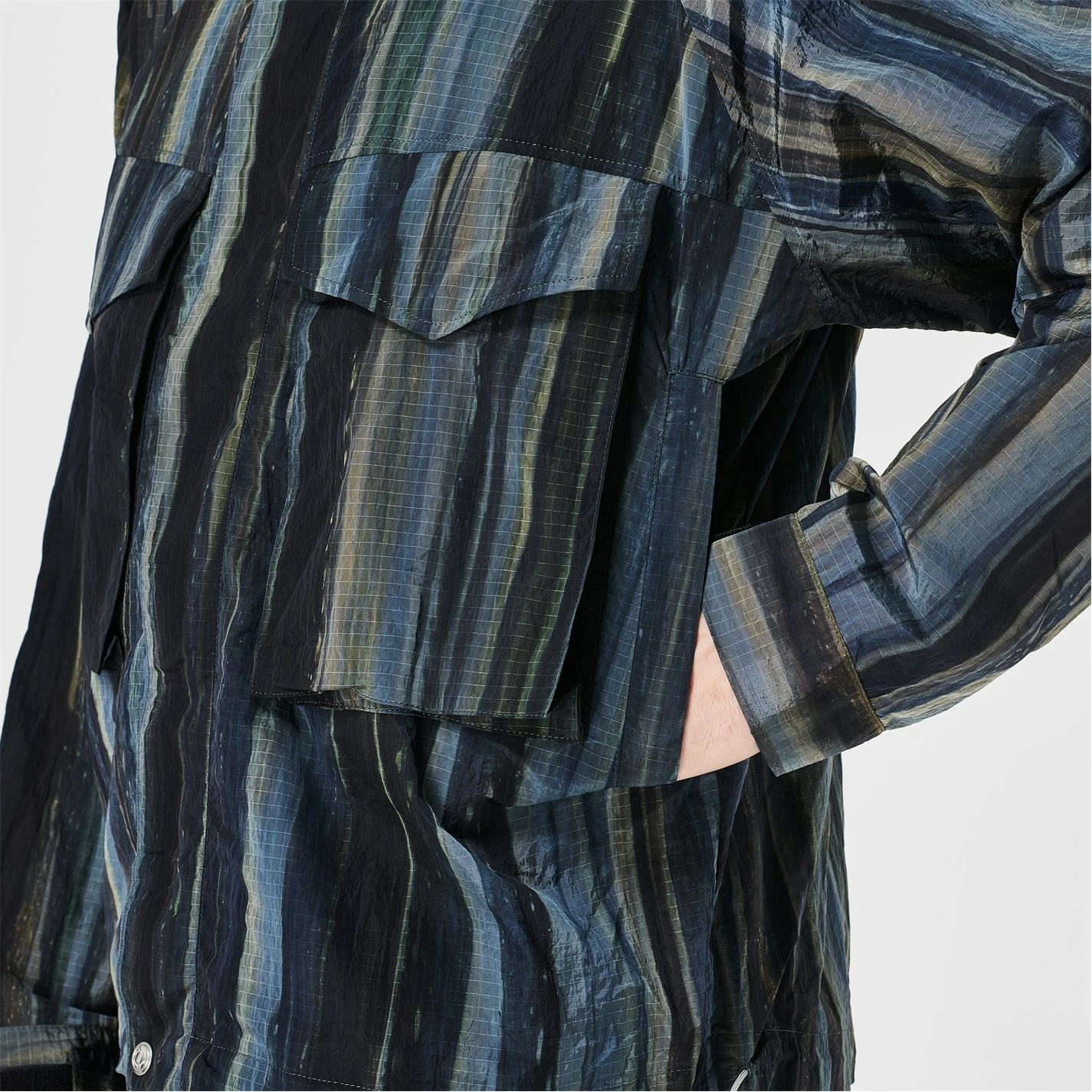 PAUL SMITH Ripstop Stripe Jacket - Image 5