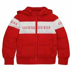 Guess Guess Logo Puffer Jacket Juniors