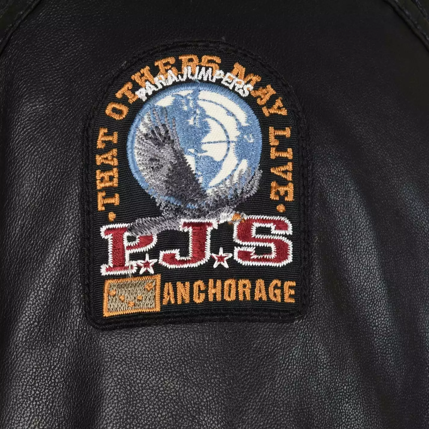 PARAJUMPERS Josh Leather Bomber Jacket - Image 3