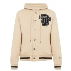True Religion Hooded Varsity Jacket