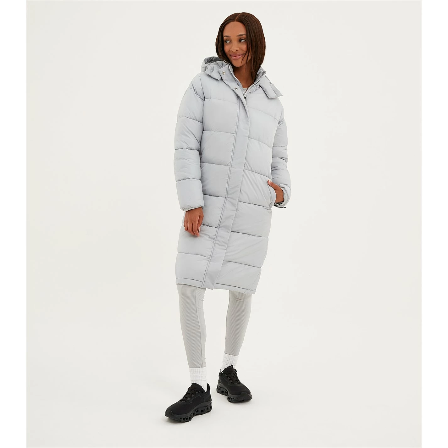 Nicce Nicce Long Puffer Jacket Womens - Image 2