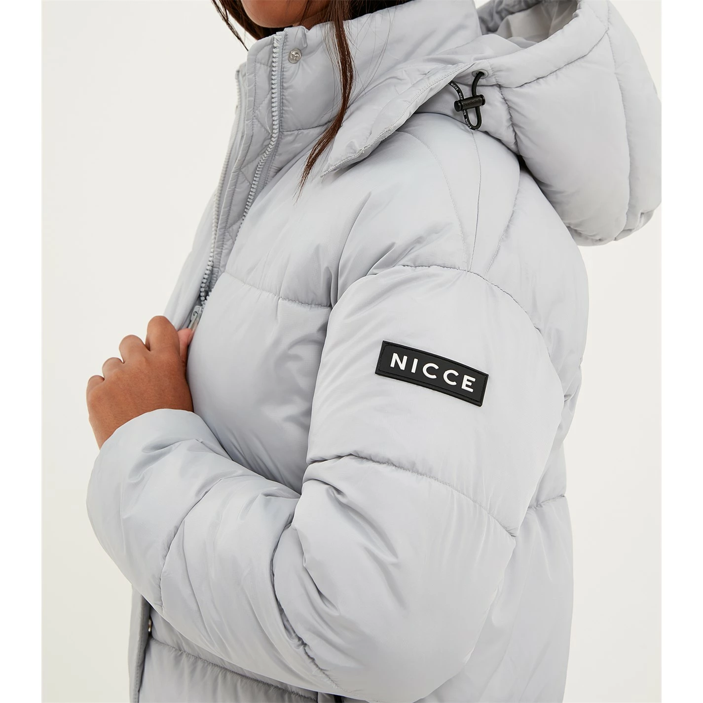 Nicce Nicce Long Puffer Jacket Womens - Image 5