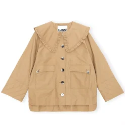 GANNI Cotton Canvas Jacket
