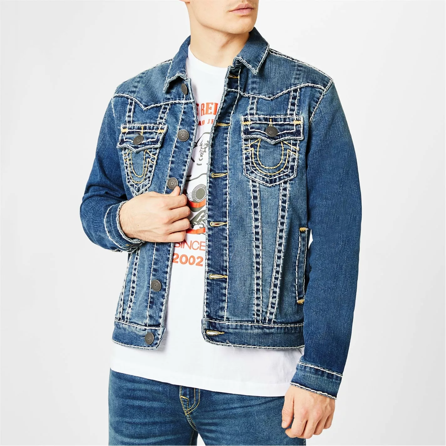 True Religion Jimmy Super T Denim Jacket - Image 4