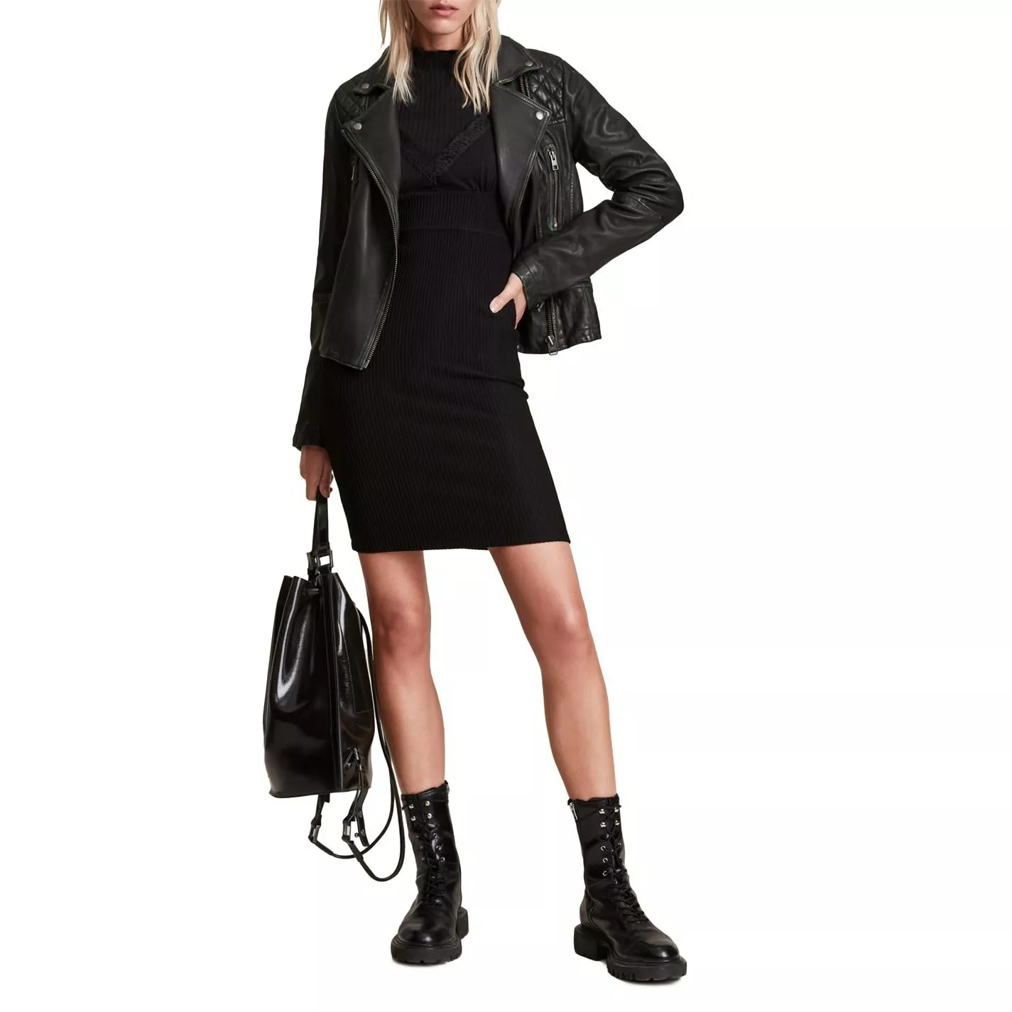 AllSaints Cargo Biker Jacket - Image 3