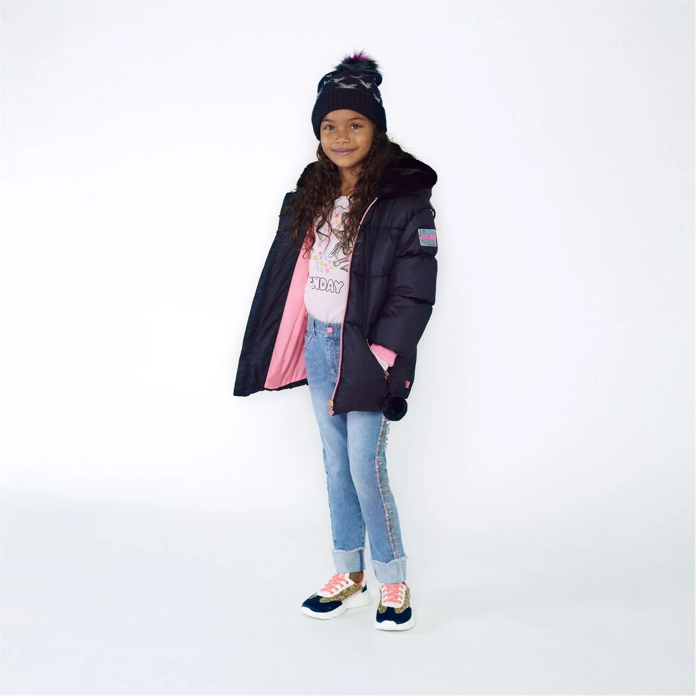 Billieblush Logo Padded Jacket - Image 4