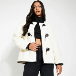 I Saw It First Borg Buckle Mid Jacket