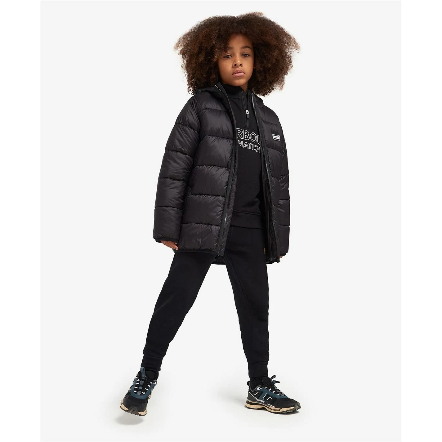 Barbour International Boys Bobber Quilted Jacket - Image 4