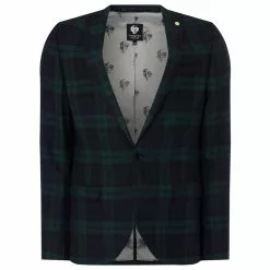 Twisted Tailor Ginger Skinny Fit Checked Jacket