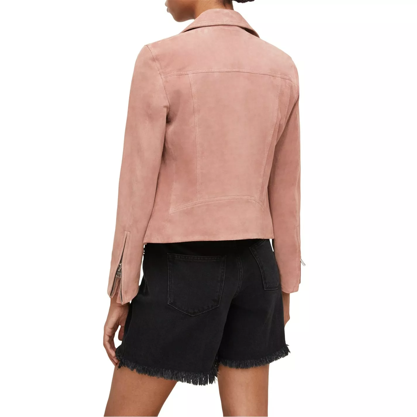 AllSaints AllSaints Dalby Sud Biker Jacket Womens - Image 4