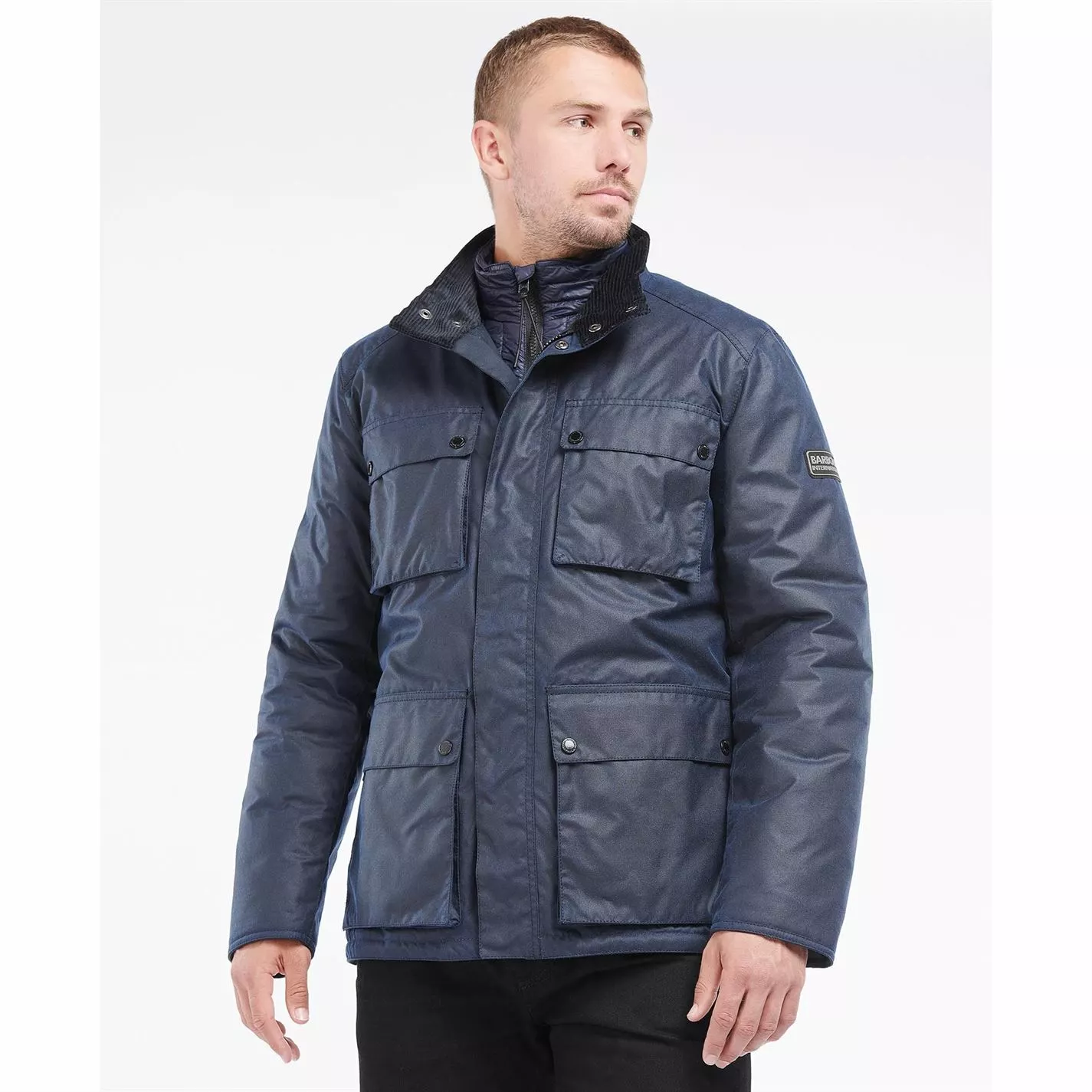 Barbour International Clarence Wax Jacket - Image 2