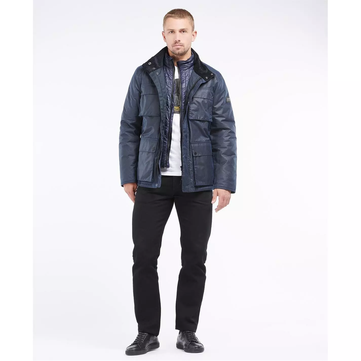 Barbour International Clarence Wax Jacket - Image 4