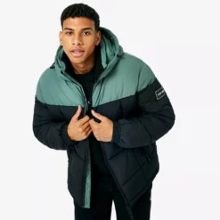 Jack Wills Colour Block Puffer Jacket