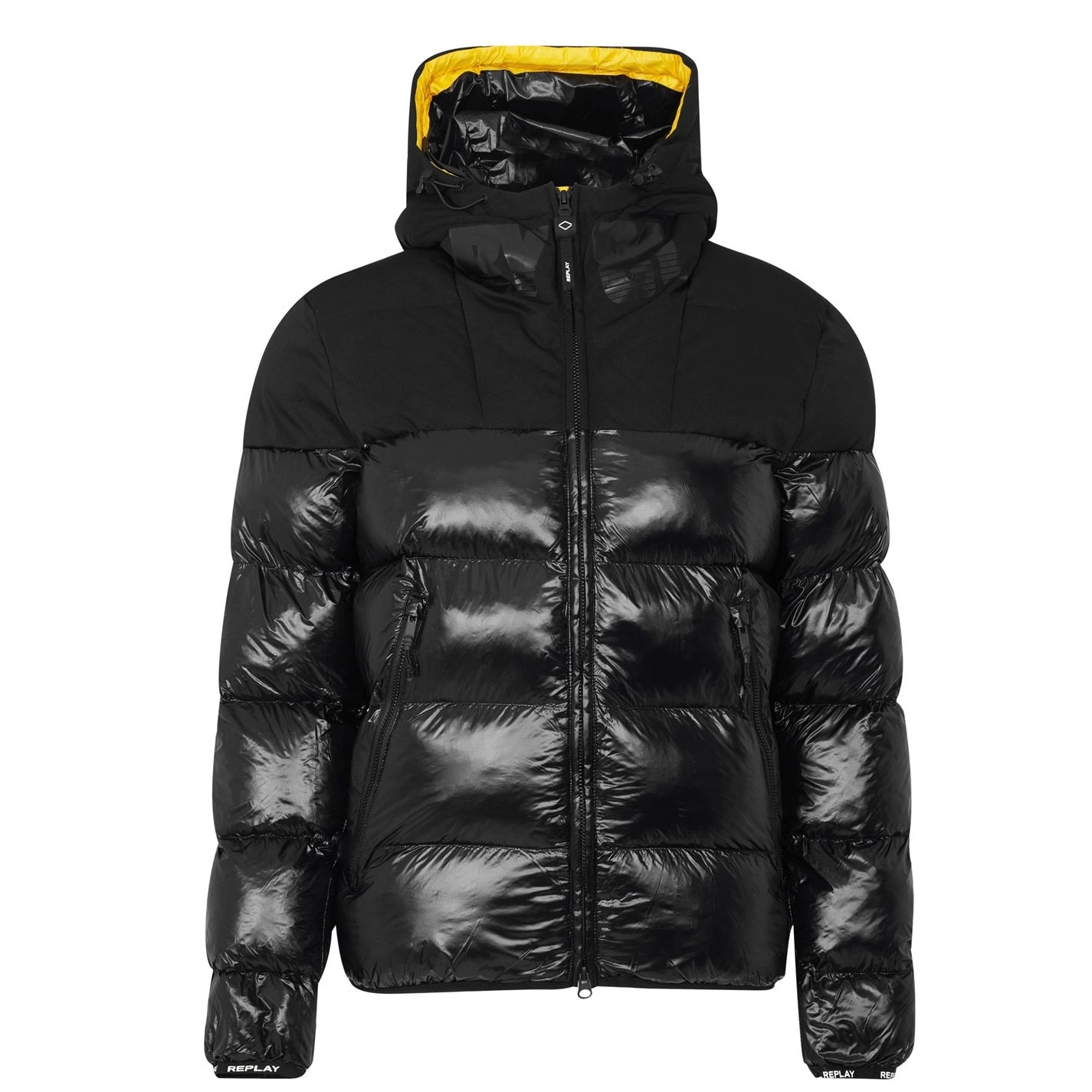 Replay Shiny Nylong Bicolour Padded Jacket