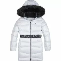 Calvin Klein Jeans Belted Down Jacket