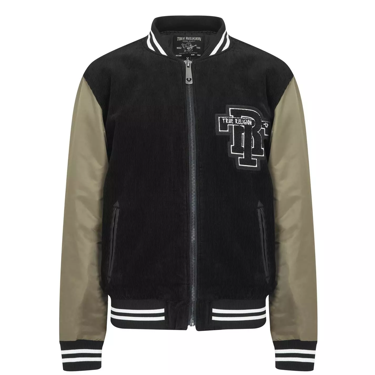 True Religion True Religion Cuffed Varsity Jacket