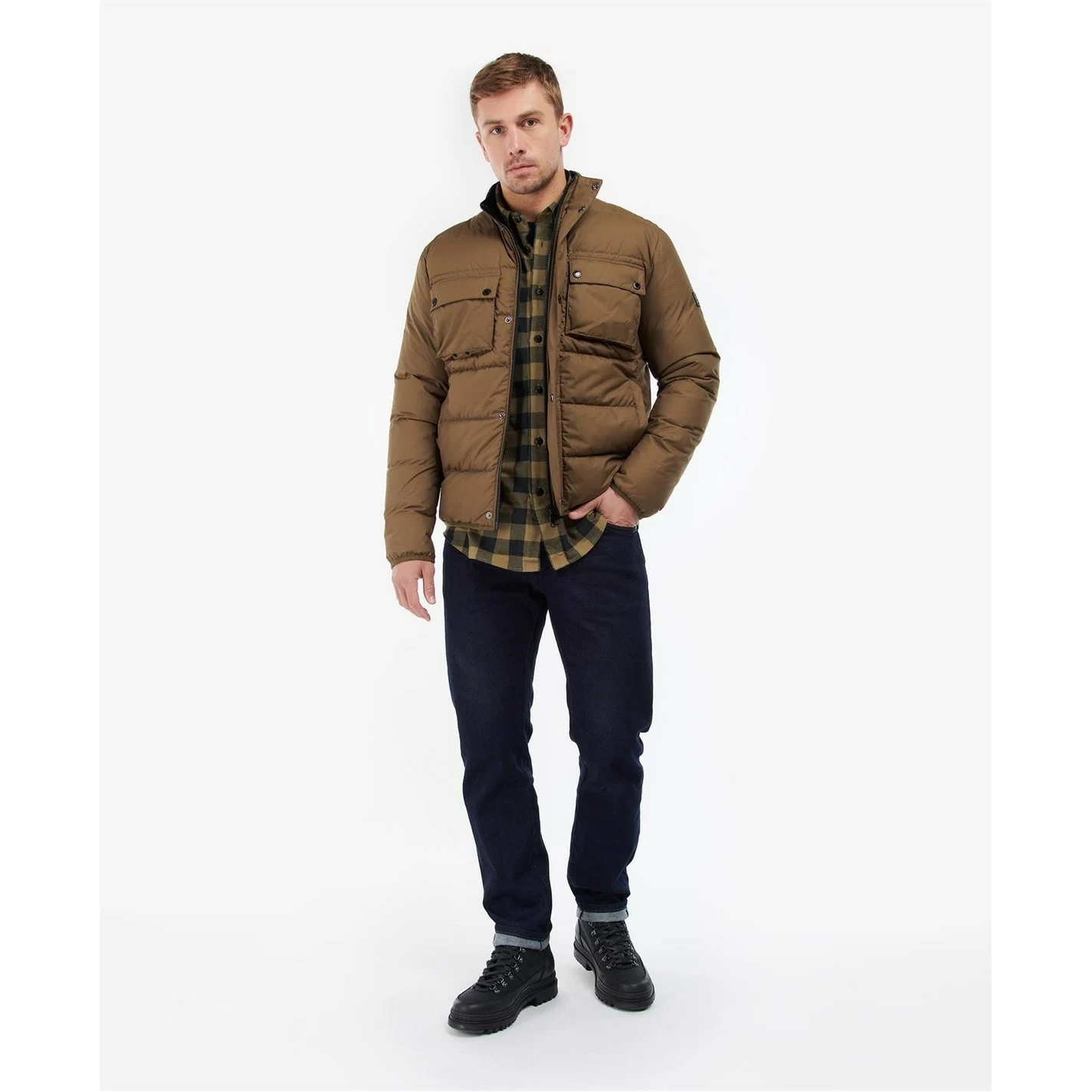 Barbour International Transmission Throttle Baffle Quilted Jacket - Image 4
