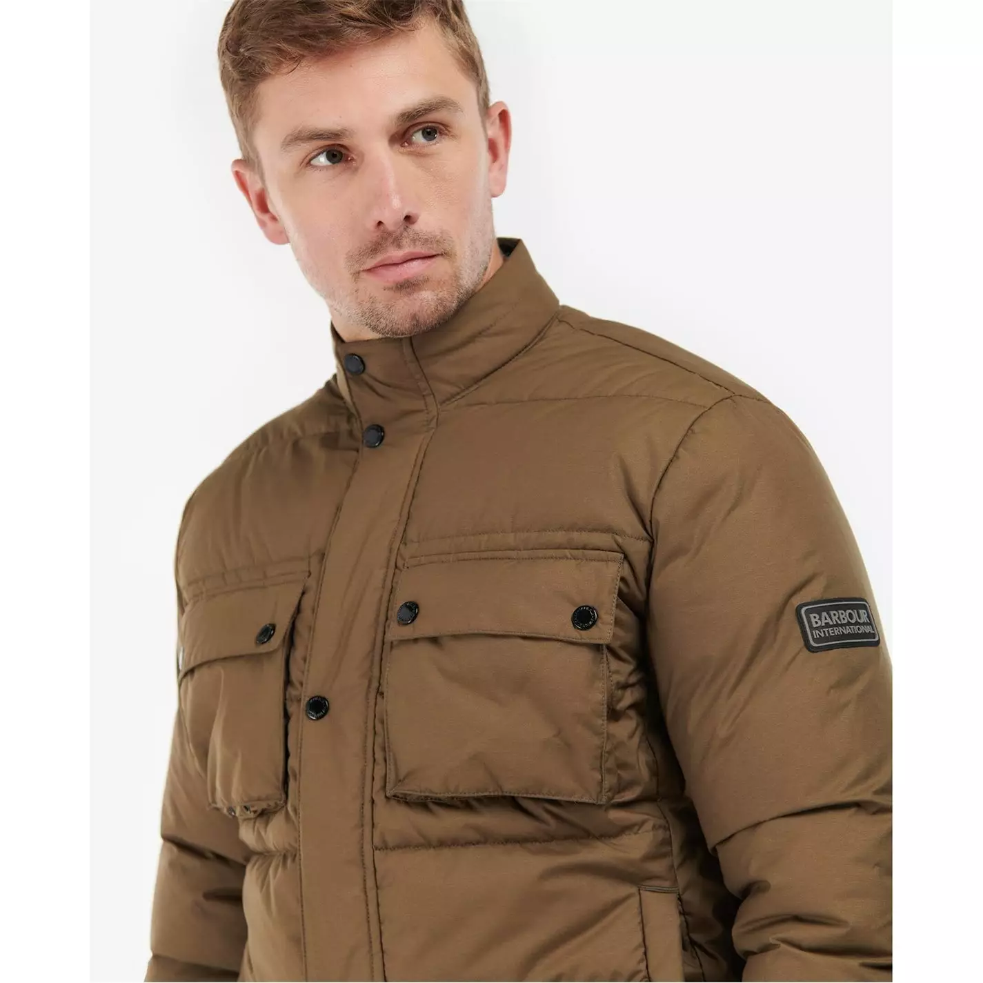 Barbour International Transmission Throttle Baffle Quilted Jacket - Image 5