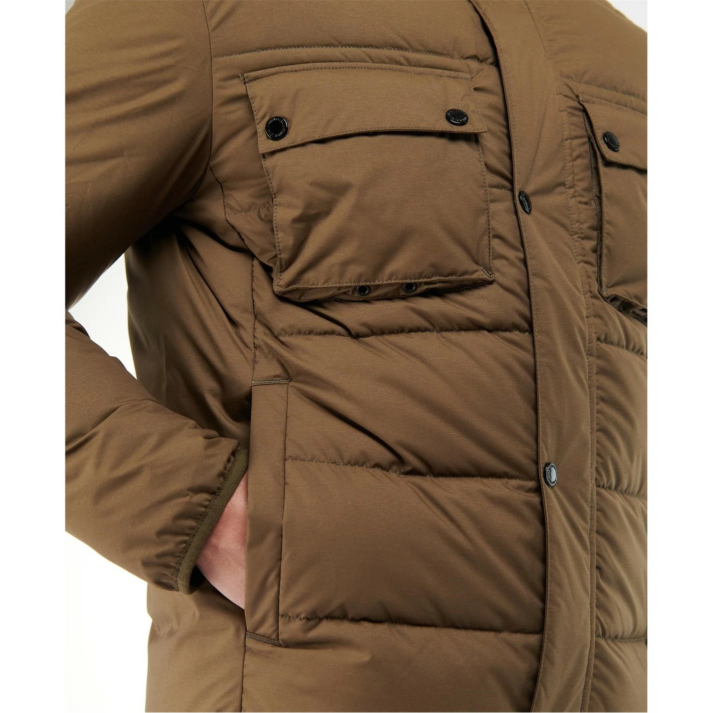 Barbour International Transmission Throttle Baffle Quilted Jacket - Image 6