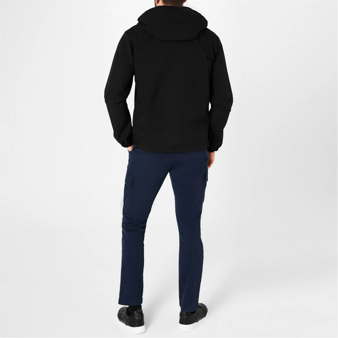 Lyle And Scott Lyle And Scott Text Softshell Jacket Mens - Image 3