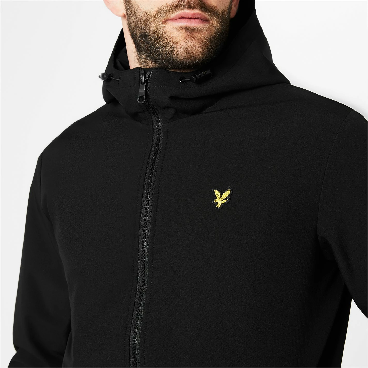 Lyle And Scott Lyle And Scott Text Softshell Jacket Mens - Image 4