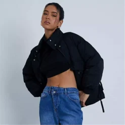 I Saw It First Premium Padded Puffer Utility Jacket