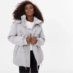 Jack Wills Tie Waist Padded Jacket