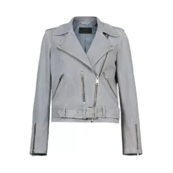 AllSaints AllSaints Balfern Suede Biker Jacket Womens