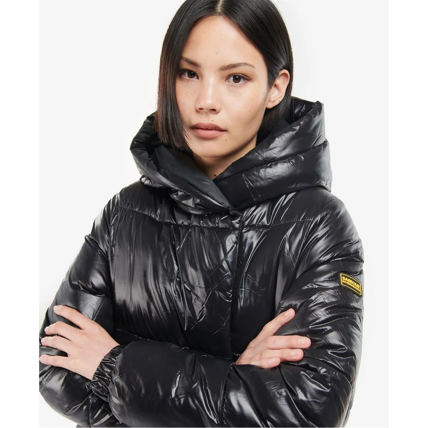 Barbour International Aldea Shine Quilted Jacket - Image 5