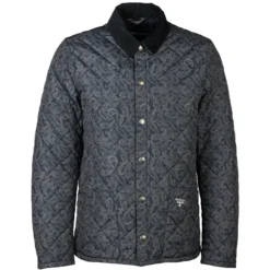 Barbour Beacon Paisley Starling Quilted Jacket