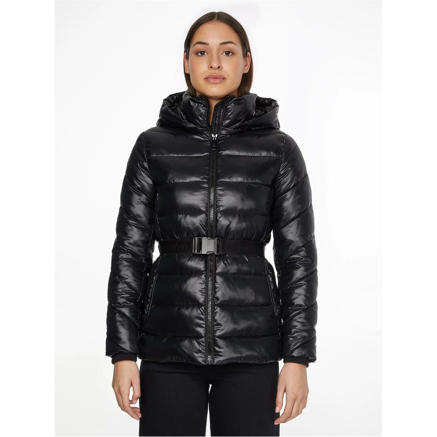 CALVIN KLEIN Essential Belted Jacket - Image 2