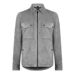 BELSTAFF Suede Tour Overshirt Jacket