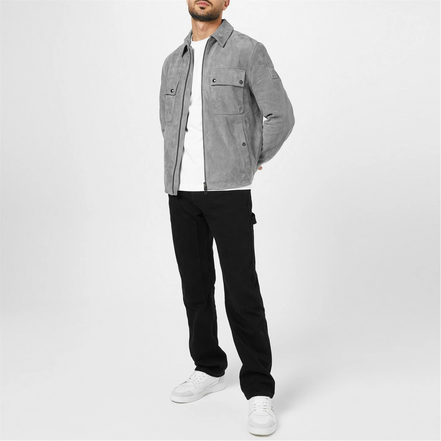 BELSTAFF Suede Tour Overshirt Jacket - Image 2